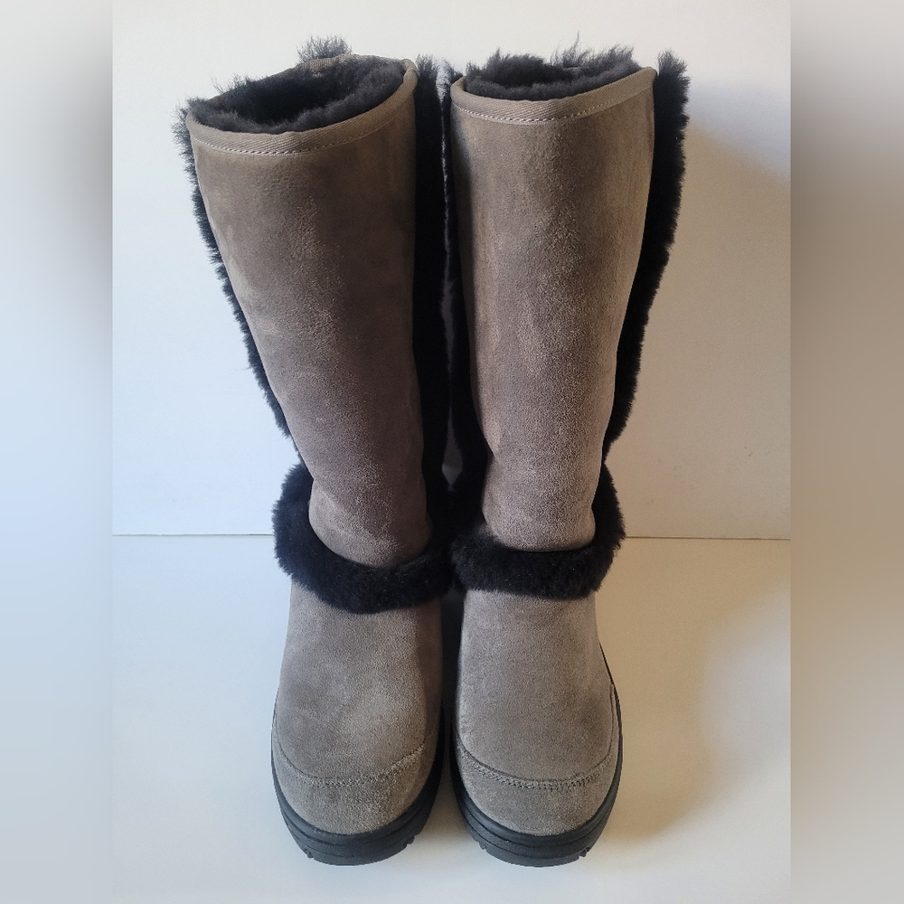 UGG Sunburst Tall Boots Or Roll Down Fur Cuff